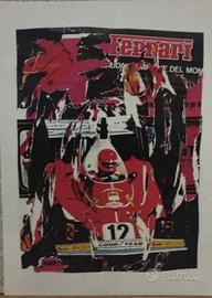 Litografia "Ferrari", Mimmo Rotella
