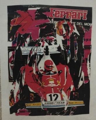 Litografia "Ferrari", Mimmo Rotella