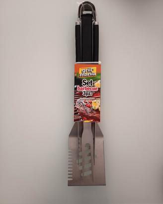Set utensili barbecue 3 pezzi