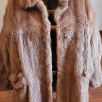 pelliccia vera visone chiaro