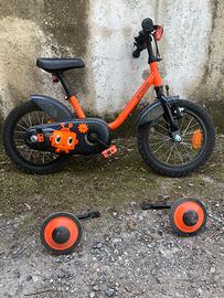 Bici 3-5 anni btwin 500 robot 14”