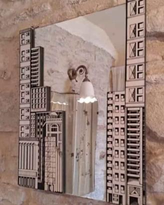 Specchio vintage 46cm x 54cm