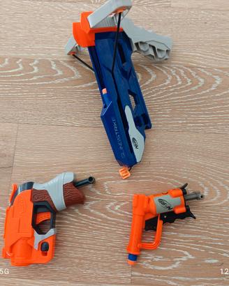 3 Nerf SLINGSTRIKE, JOLT, MICRO SCHOTS