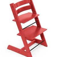 Sedia Stokke Colore Rosso Usata