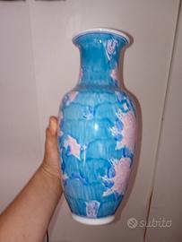 vaso fatto a mano originale cinese vintage 