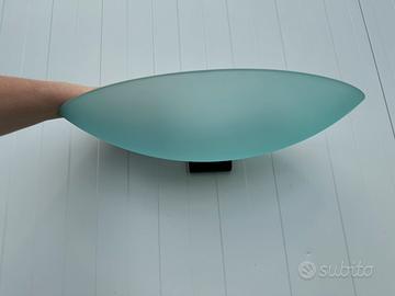 Applique Vistosi in vetro satinato verde Tiffany