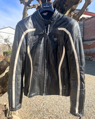 Giubbotto pelle moto donna