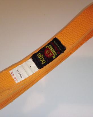 Cintura Judo arancione usata