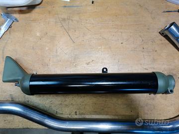 Bianchi 500 - Tubo di scarico e silenziatore
