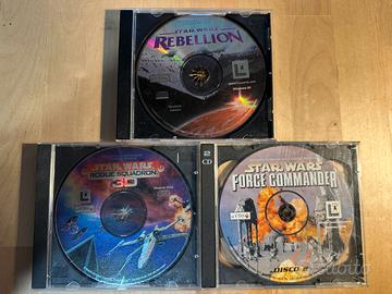 3 giochi CD Rom per Windows 95/98 Star War