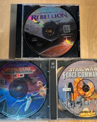 3 giochi CD Rom per Windows 95/98 Star War