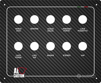 Pulsantiere personalizzate per barca e gommone