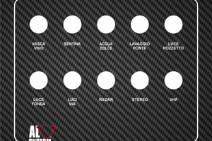 Pulsantiere personalizzate per barca e gommone