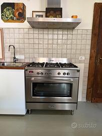 CUCINA IN ACCIAIO DELONGHI A GAS
