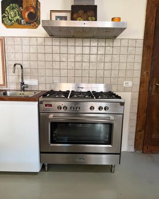 CUCINA IN ACCIAIO DELONGHI A GAS