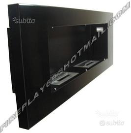 Biocamino 2 Bruciatori Nero