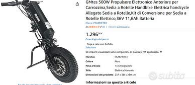 Propulsore elettronico sedia disabili