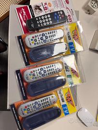SET 4 Telecomandi universali per vecchie TV e VCR