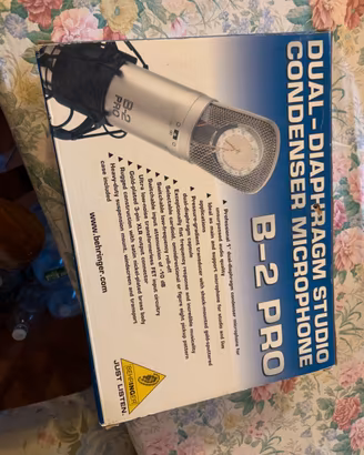 dual diaphgram studio condenser microphone