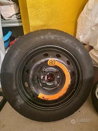 Ruotino di scorta Fiat 500 / Panda + Kit attrezzi 