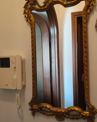 specchio vintage, effetto dorato 