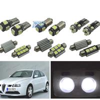 KIT 9 LAMPADE LED INTERNE PER ALFA ROMEO 147 00-10