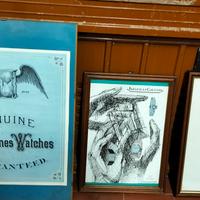 Quadri vintage pubblicità orologi 