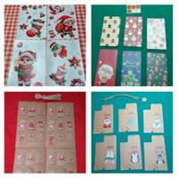 Set accessori Natale (adesivi e materiale regali)