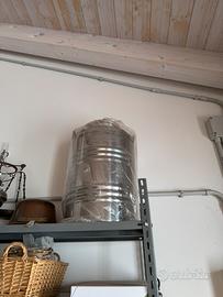 Bidone in acciaio inox 18/10 da 50 litri