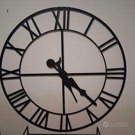 orologio finto arredo parete 