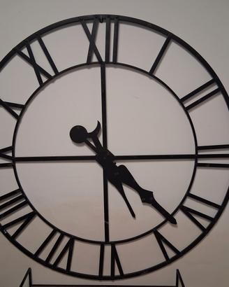 orologio finto arredo parete 