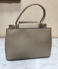 Elegante borsa beigeGenuine Leather