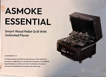 BBQ a pellet ASMOKE Essential-portatile, NUOVA