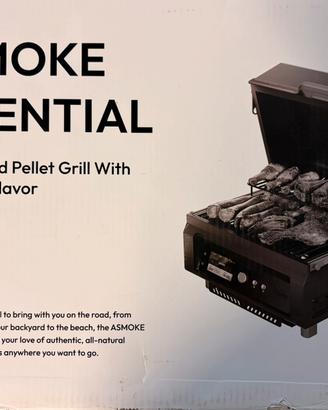 BBQ a pellet ASMOKE Essential-portatile, NUOVA