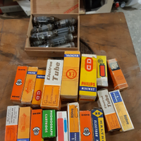 Lotto Valvole elettroniche, elettronica, vintage