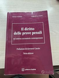 Il diritto delle prove penali. Tonini, Conti