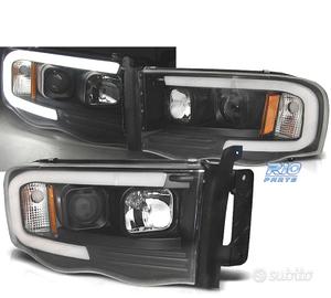 FARI PER DODGE RAM 02-06 TUBO LED NERO