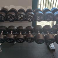 rastrelliera manubri no Panatta completa 