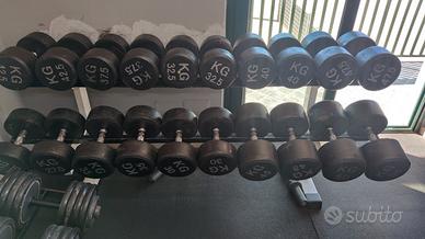 rastrelliera manubri no Panatta completa 