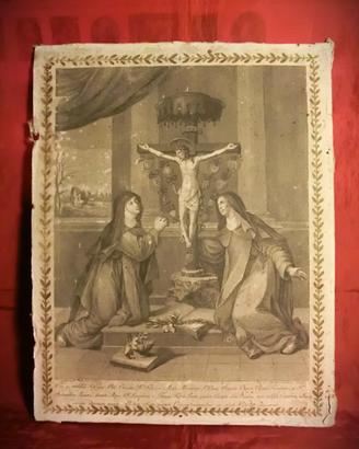 INCISIONE SETTECENTESCA DI GIROLAMO CARATTONI