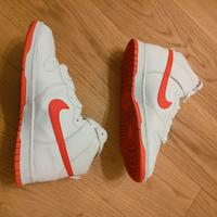 Nike Dunk High Bianco Picante Rosso