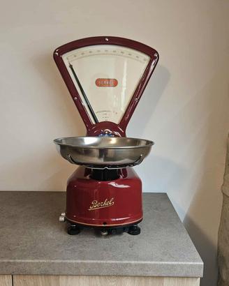bilancia Berkel restaurata rossa vintage 