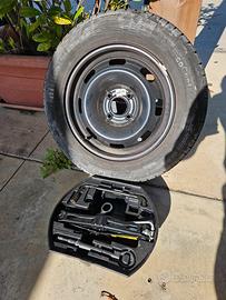 Kit ruota scorta Peugeot 208 185/65R15