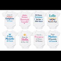 Body neonato personalizzato