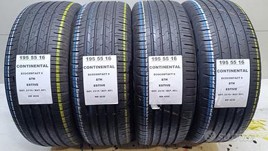 4 GOMME 195 55 16 CONTINENTAL RIF4235