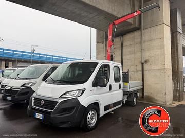 FIAT Ducato 35 2.3 MJT CASSONE FISSO CON GRU FASSI