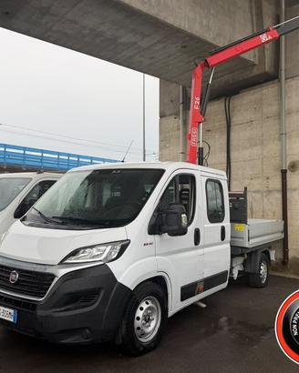 FIAT Ducato 35 2.3 MJT CASSONE FISSO CON GRU FASSI