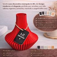 Vaso decorativo stampato in 3D – design moderno