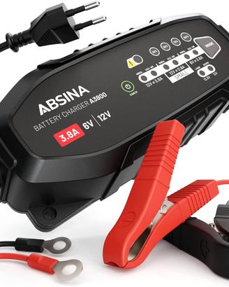 ABSINA Caricabatterie auto automatico