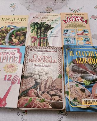 Libri di cucina vari